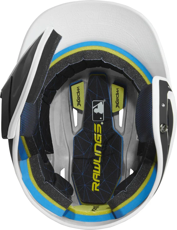 Rawlings Mach EXT 2 Tone Senior Batting Helmet - Matte Black/White