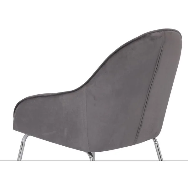 Best Quality Furniture Tufted Velvet Upholstered Armchair, 4 Colors to Choose (Set of 2) - Dark Grey 284
