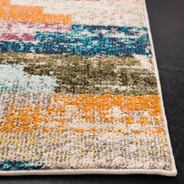 Safavieh Madison 400 Rug Collection MAD417C - Ivory - Multi - 8& x 10&
