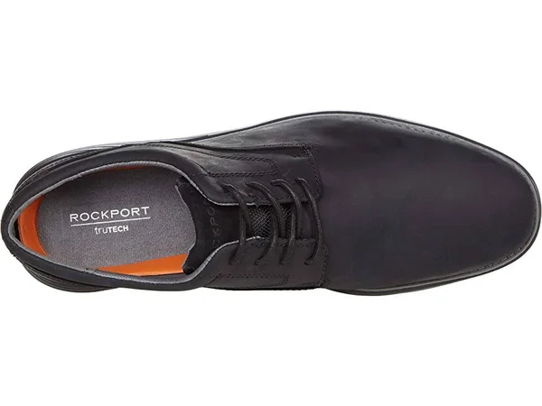 Men's Rockport Garett Plain Toe Oxford, Size: 10.5, Black