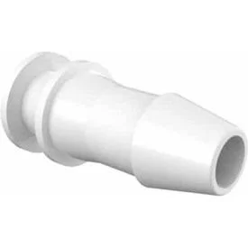 Eldon James 1/4x22 Barbed Insert Plug, White Polypropylene