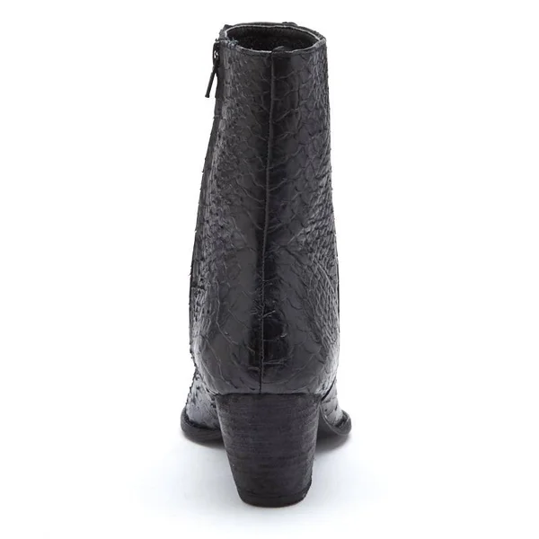 Matisse Caty Western Pointed Toe Bootie - Black - 8 W