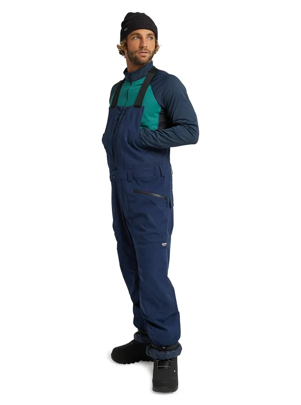 Burton Men's Reserve Bib Pant, Dress Blue, M