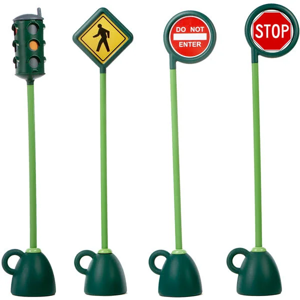 Preschool & Daycare 9402E Traffic Sign Set - Plastic Italtrike