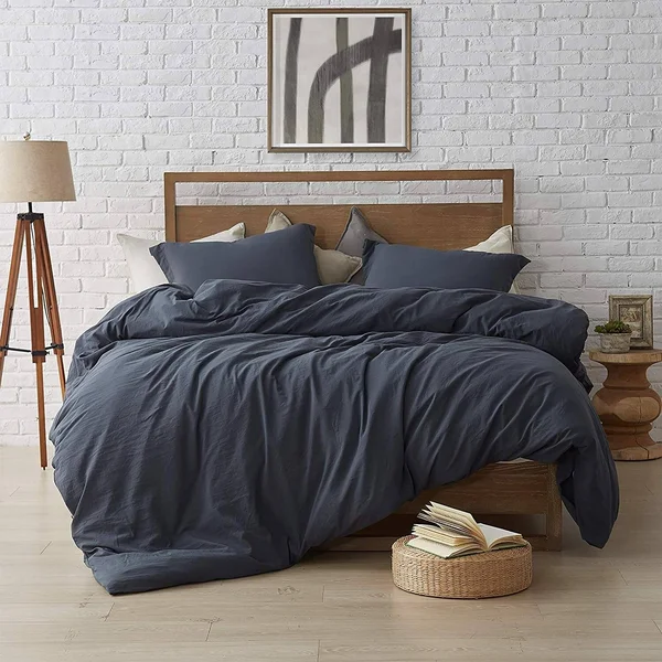 Duvet Cover - Natural Loft Twin XL - Size: Twin-XL, Black