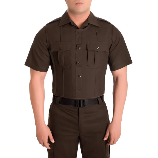 Sheriff Body Armor Cover - Rayon ArmorSkin Size 3X-Large Short in Brown by Blauer