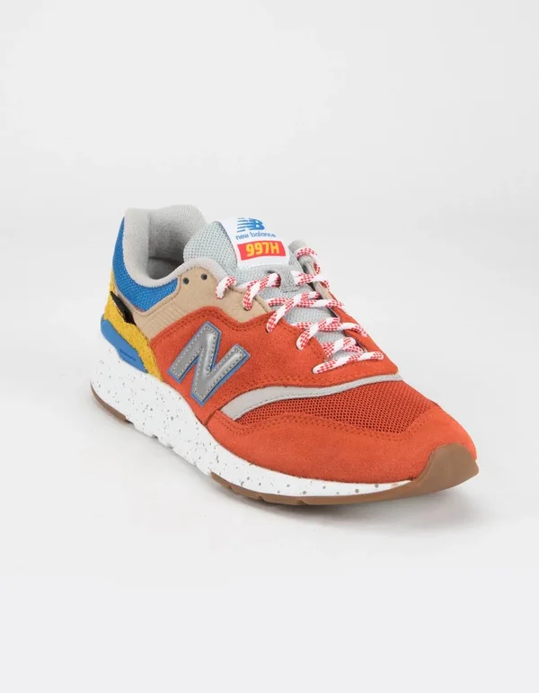 New Balance 997H Men's Classics Shoes - Red/Yellow (Size 11)
