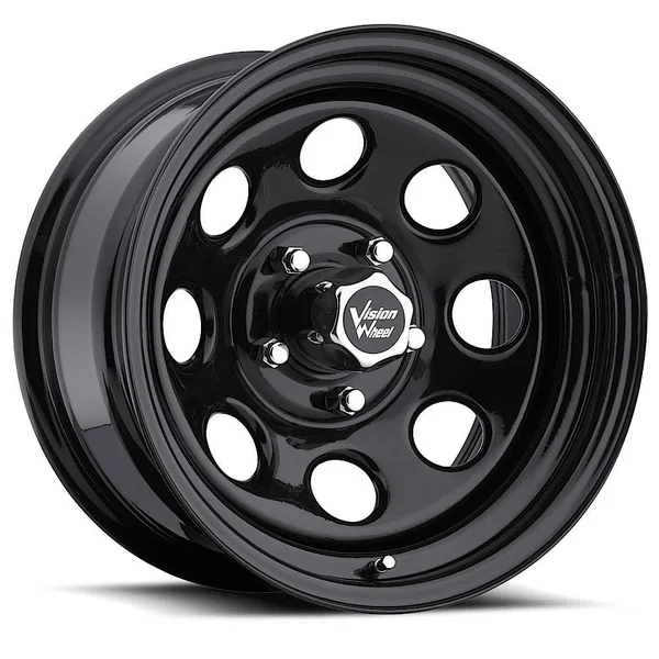 Vision Soft 8 85 Wheel 15x8 6x5.5 (6x139.7) Black -19mm Offset