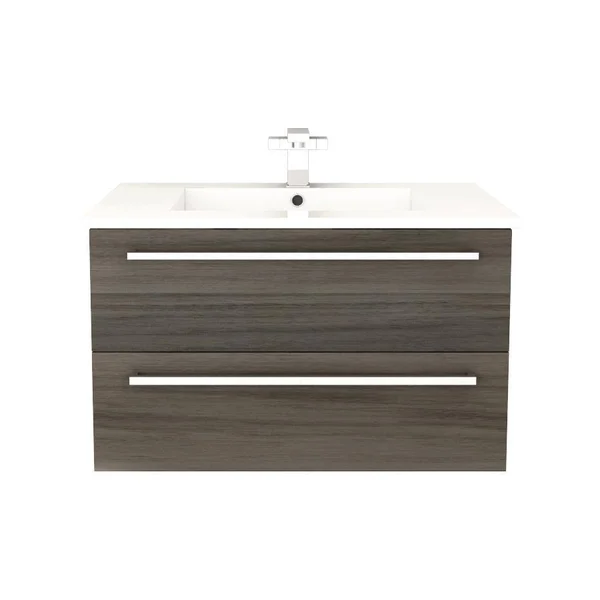 Cutler Kitchen and Bath Silhouette 30x22 Wall Mounted Single Vanity, Zambukka, 30x22