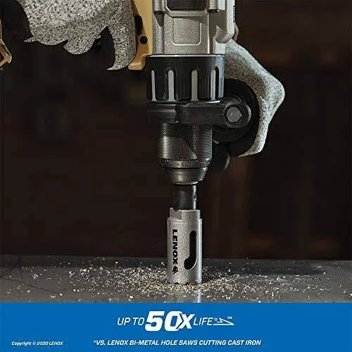 Lenox Tools Hole Saw Kit, Carbide Tipped, 6-Piece (LXAH3PSET6)
