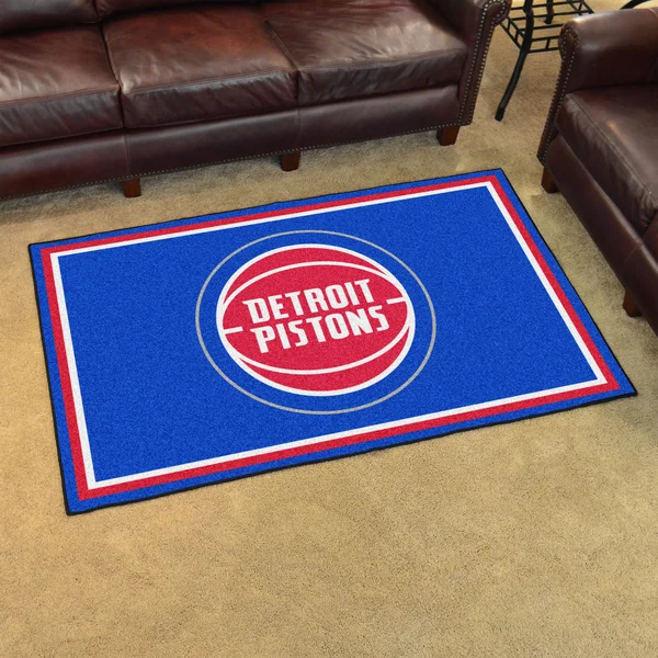 Fanmats NBA - Detroit Pistons 4'x6' Rug