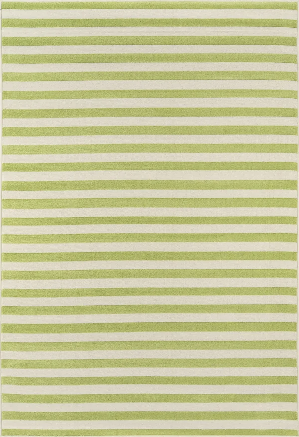 Momeni Baja Area Rug, Green, 2&3x22 x 7&6x22 Runner