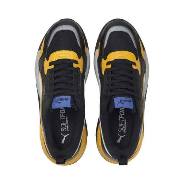 Puma X-Ray 2 Square Sneakers, Black/White/Saffron, 9.5