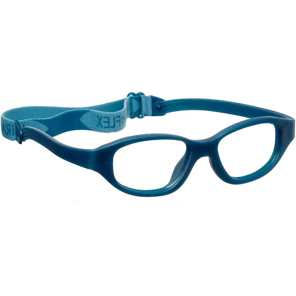 Miraflex Eva Kids Eyeglass Frames, Dark Turquoise