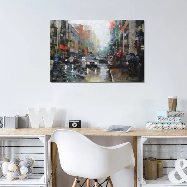 iCanvas - Montreal Rain by Mark Lague Canvas Print - ICS361-1PC3-40x26