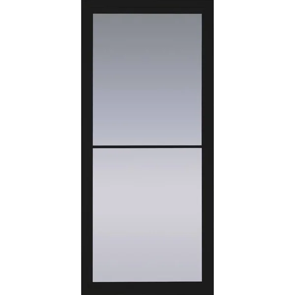 Pella Rolscreen 36-in x 81-in Black Full-view Aluminum Storm Door, 5600052E