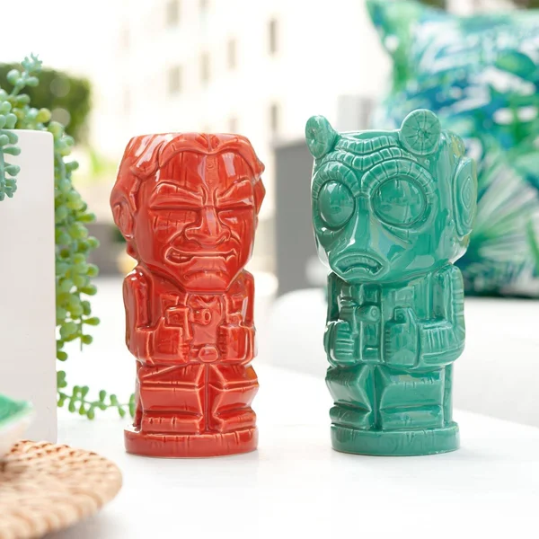 Geeki Tikis Star Wars Han Solo & Greedo Mugs - Star Wars Tiki Style