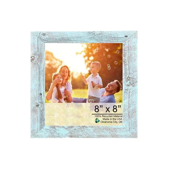 Pier 1 Rustic Picture Frame Blue 12x22 x 13x22 - Wood