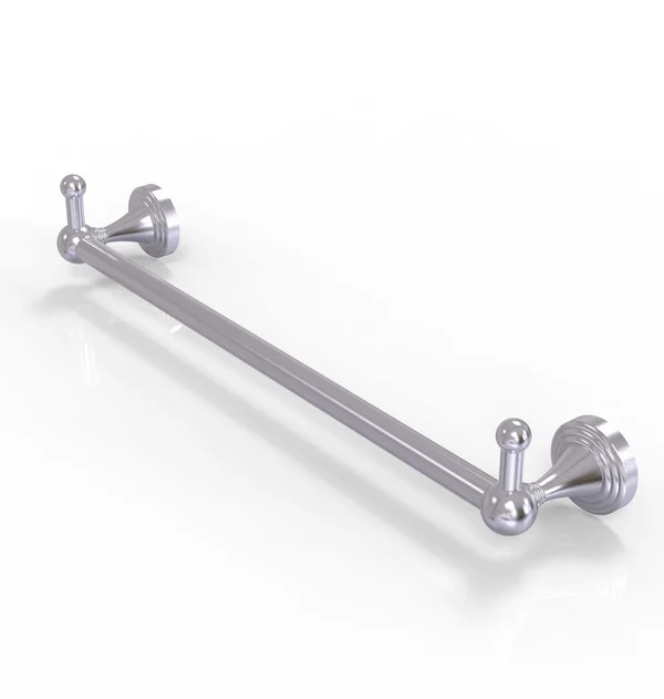 Allied Brass Sag Harbor Collection 30 Inch Towel Bar With Integrated Hooks - Clear
