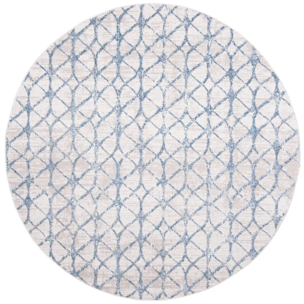 Safavieh 6&-7x22 x 6&-7x22 Round Amelia 700 ALA792G Grey, Navy Rug