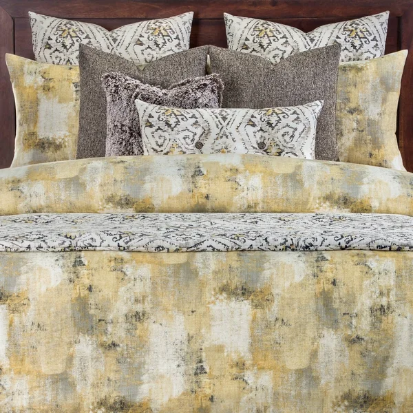 PoloGear Calcutta Luxury Duvet Set with Comforter Insert, Size: Full, White