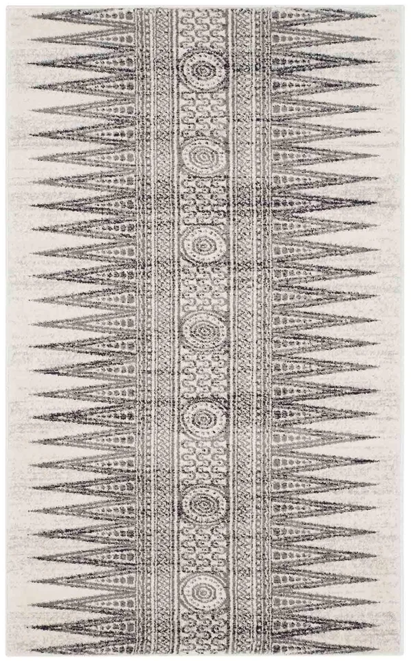 Safavieh Evoke EVK226D 6&7x22 x 6&7x22 Square Ivory - Grey Area Rug