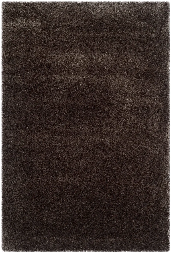 Safavieh Charlotte Shag Brown Rug; 4& x 6&
