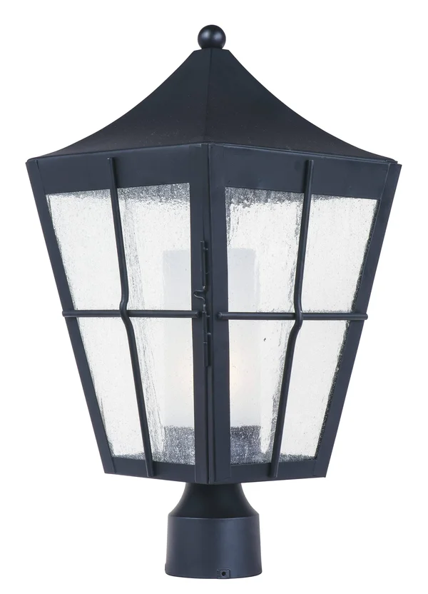 Maxim Lighting Revere LED 1-Light Outdoor Post - Black - 55330CDFTBK