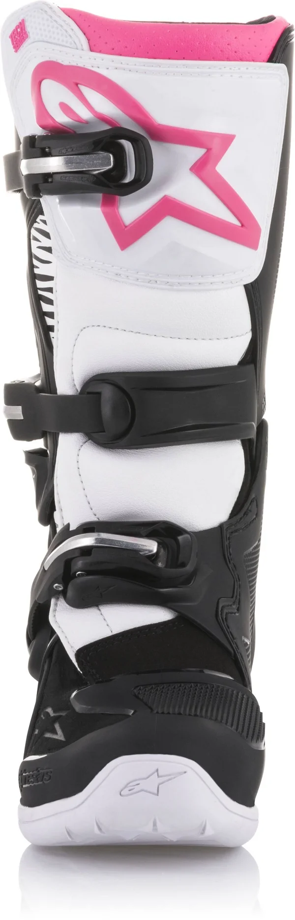 Alpinestars Stella Tech 3 Womens Boots (8, Black/White/Pink)