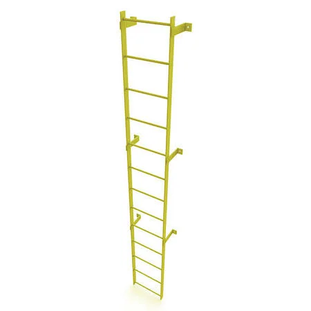 Tri-Arc Wlfs0113-Y Ladder, steel, standard Fixed, 13-Rung