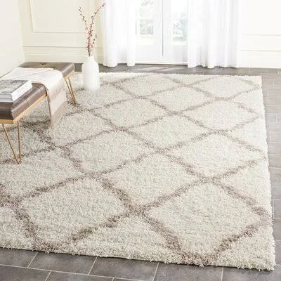 Lapidge Geometric Ivory/Beige Area Rug Rug Size: Runner 2&3x22 x 10&
