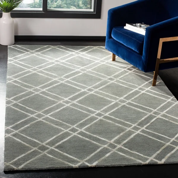 Safavieh Himalaya Rug HIM901 Dark Grey - Ivory, 4& x 6&