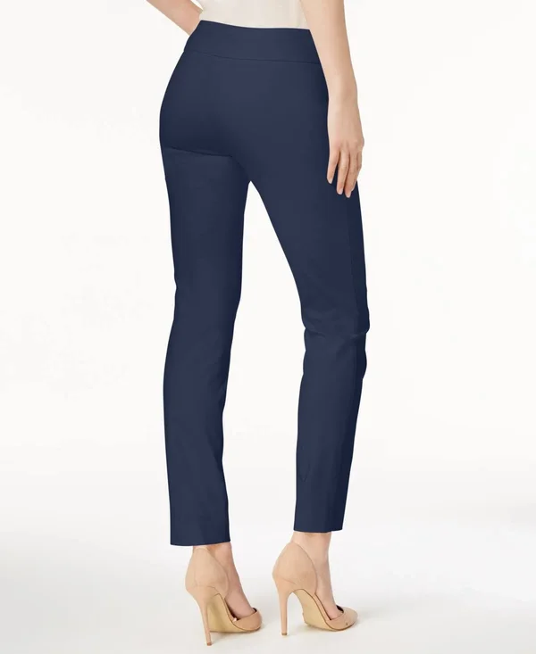 Alfani Tummy-Control Pull-On Skinny Pants, Regular, Short and Long Lengths, Created for Macy&s - Violet Tulle