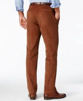 Ralph Lauren Mens Flat Front Casual Corduroy Pants