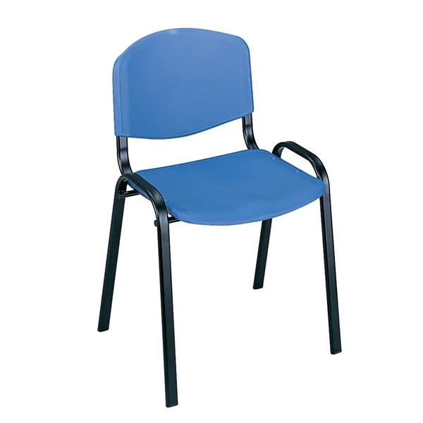 Safco Stack - Chair - polypropylene, powder-coated steel - blue