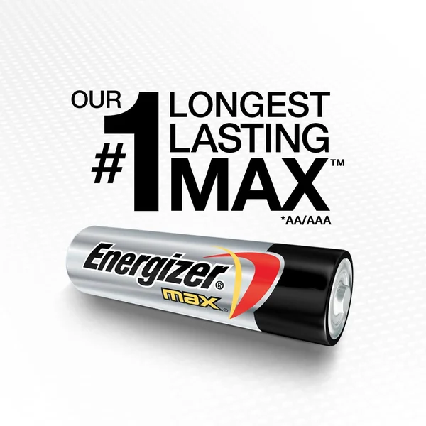 Energizer Max Alkaline AA Batteries, 24 Pack E91BP24