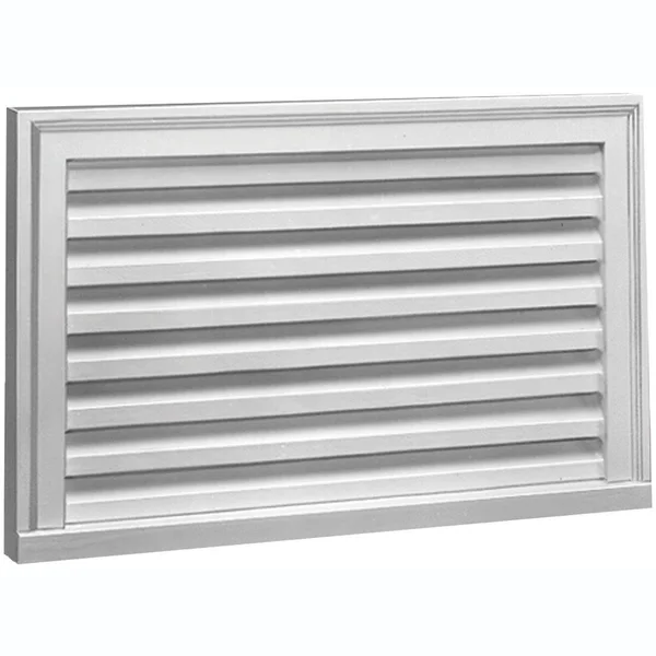 Horizontal Louver, Fypon Functional Brick Mould Style