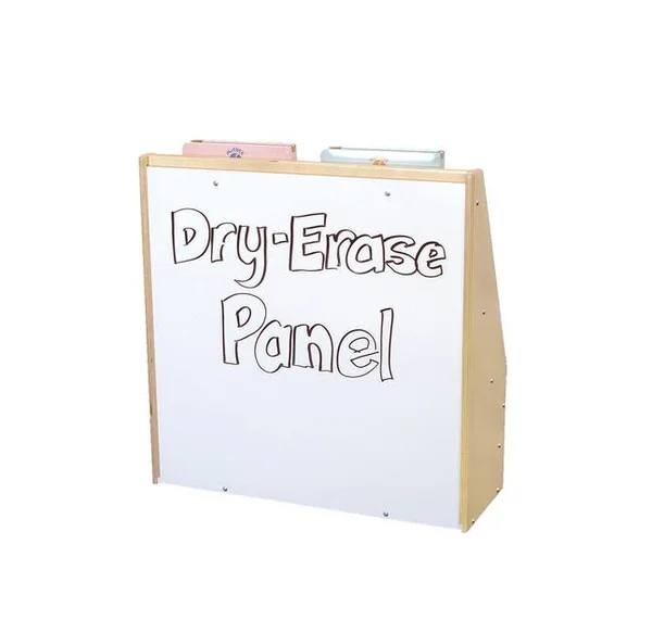 Childcraft Toddler Book Display with Dry-Erase PANEL - 3 Shelves, 24 x, 24 x 9 x 24 inches