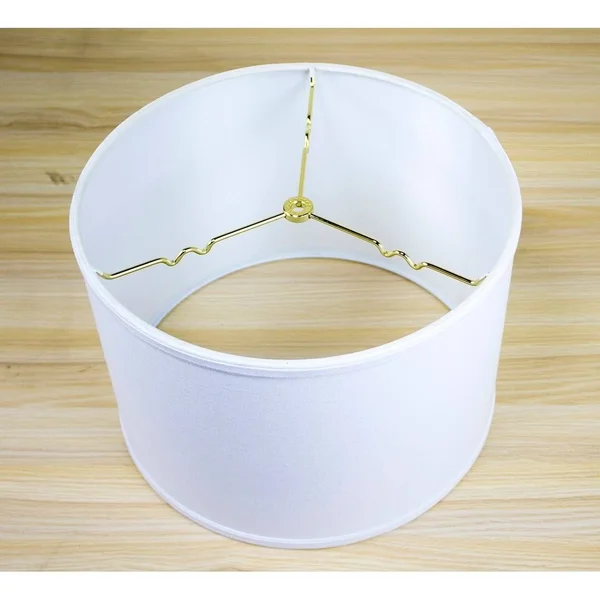 Home Concept 14x22 Linen Drum Lamp Shade