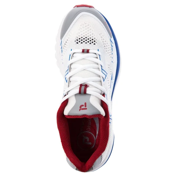 Propet Women's One LT Sneaker - White/Red - Size 12 - Narrow