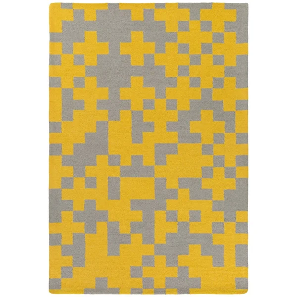 Artistic Weavers Hilda Beatrix Yellow - Gray 8& x 11& Area Rug