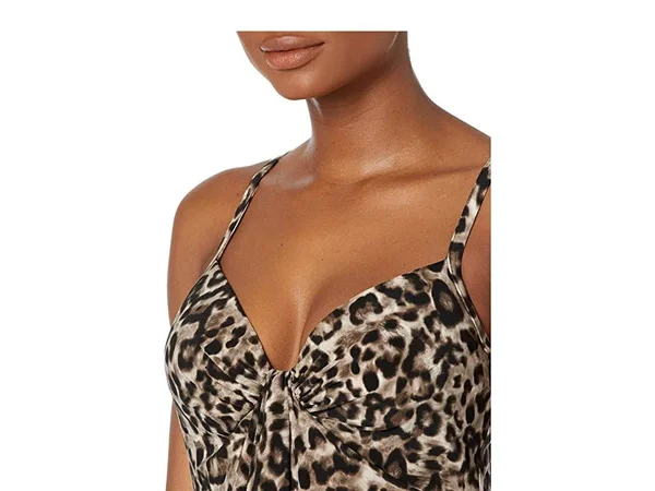 Miraclesuit Belle Gattino Marina Tankini Swim Top - Brown (6530125) 10