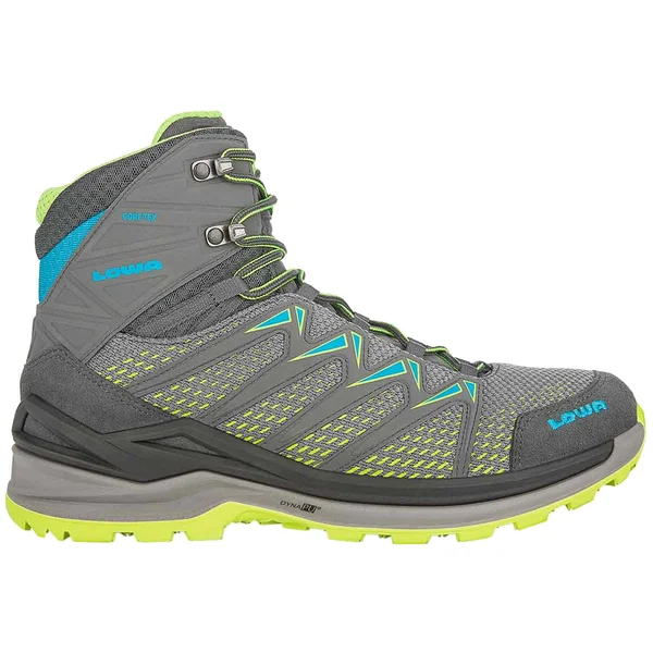 Lowa Men's Innox Pro GTX Mid Boots 11.5 Graphite - Lime Medium
