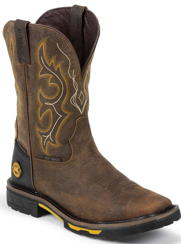 Justin Men's Joist Waterproof Work Boots - Composite Toe