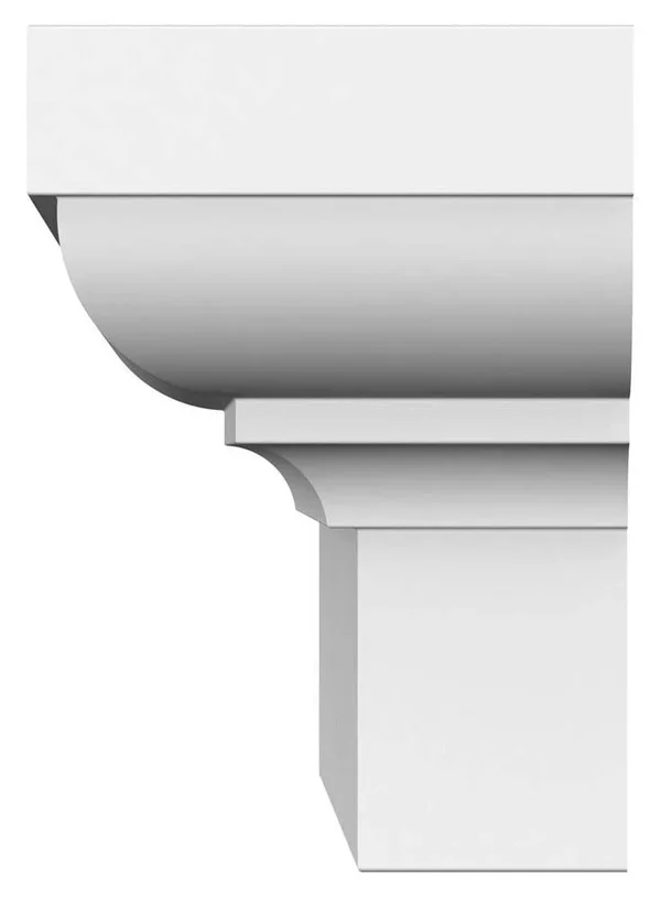 157x22 Bottom Width x 161 1/4x22 Top Width x 5 1/2x22H x 1 3/4x22P Stafford Crosshead