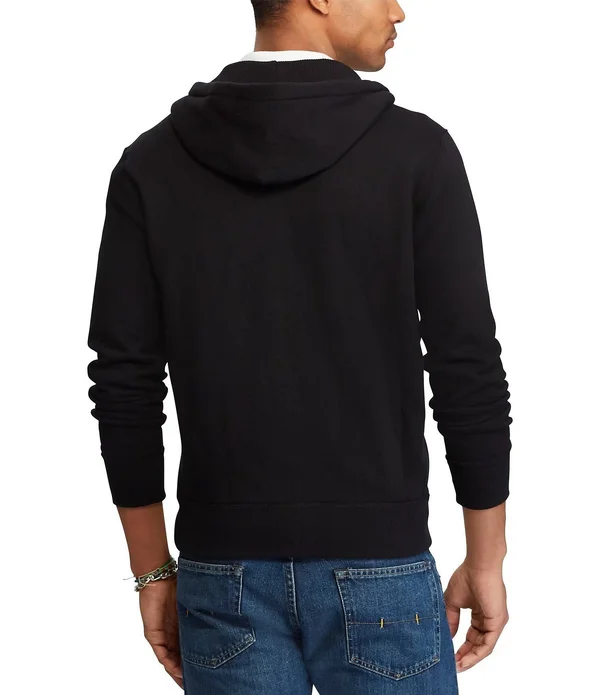 Polo Ralph Lauren Men's Big & Tall Classic Fleece Full Zip Hoodie - Light Sport Heather