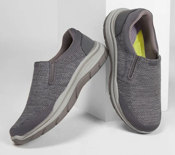 Skechers Men's Relaxed Fit Expected 2.0 Arago Slip-On, Gray