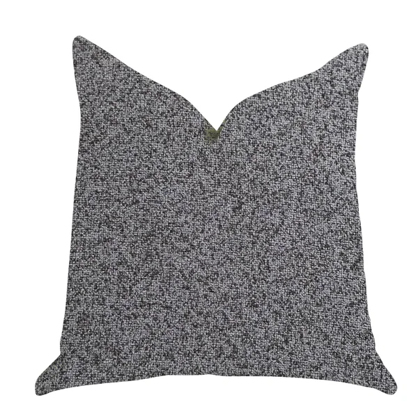 Plutus 24x22 x 24x22 Gray Dove Luxury Throw Pillow in Gray Tones