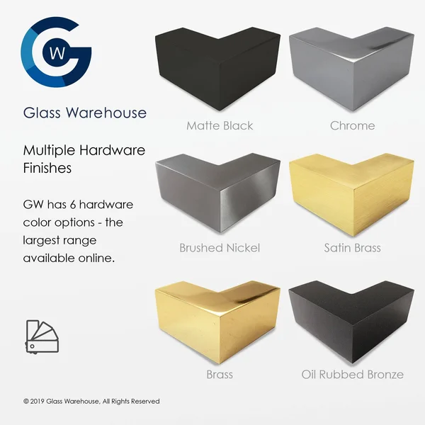 Glass Warehouse 30.5 in. W x 58.25 in. H Fixed Frameless Shower Bath Panel