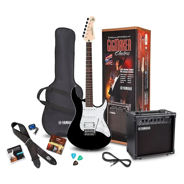 Yamaha Gigmaker EG Electric Guitar Package, Black